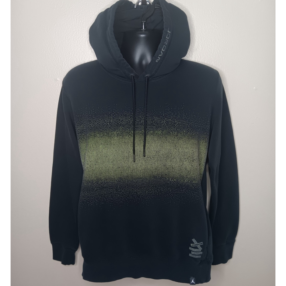 Nike Air Jordan AJ 13 XIII Men’s Medium Hoodie Black Cat Retro 13 833937-010